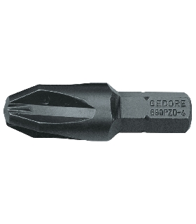 PUNTA DESTORNILLADOR 1/4"", PAQUETE VENTAJOSO 10 UDS, PZ 4 6553680 GEDORE